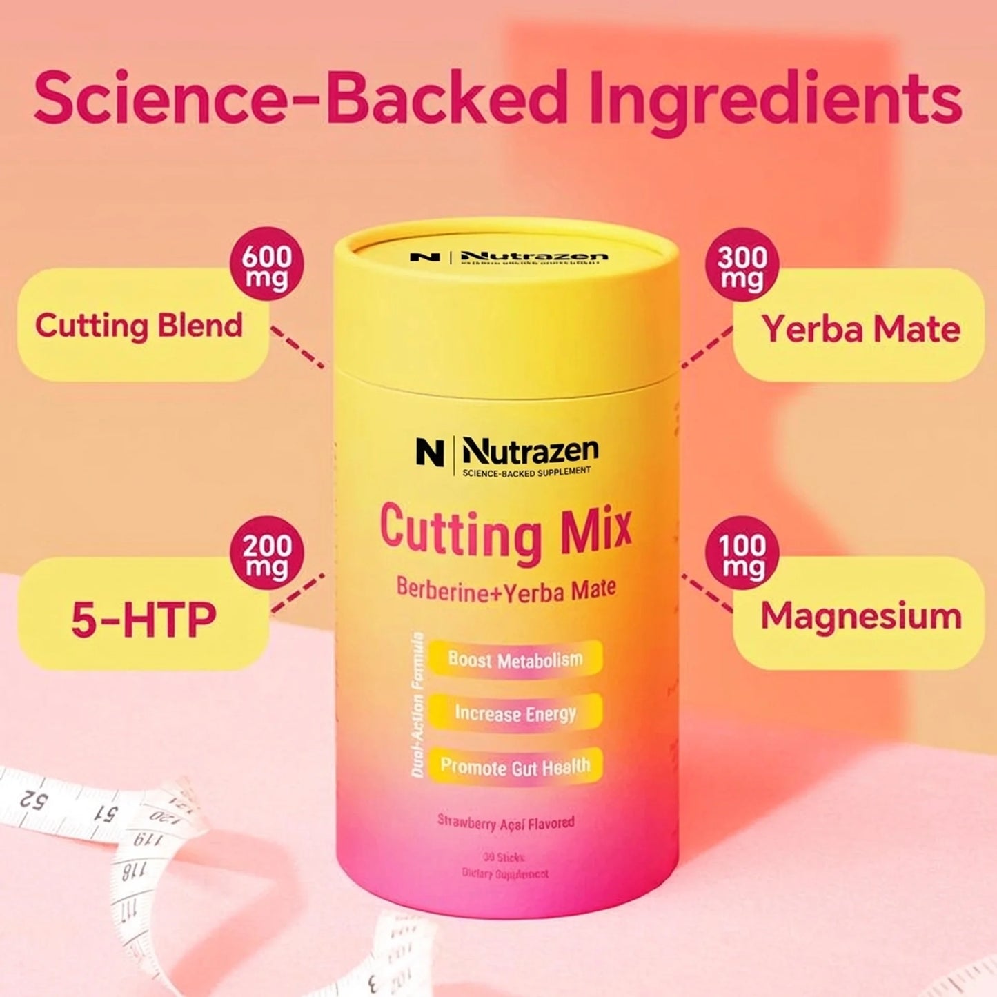 Nutrazen GluteLean Cutting Drink Mix
